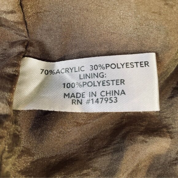 Womens Faux Fur Vest Brown Sherpa Y2K Boho Chunky Knit Waist Cozy Winter - Picture 3 of 11